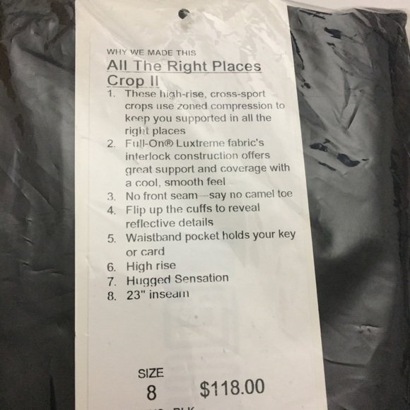 Lululemon All The Right Places Crop II 23” NWT - Picture 5 of 6